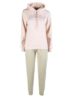 Lonsdale Tuta donna 2 pezzi con cappuccio