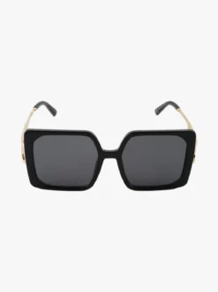 Looks Style Occhiali da sole quadrati da donna - nero