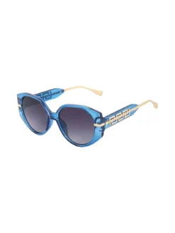 Looks Style Occhiali da sole squadrati da donna - blu