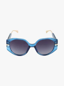 Looks Style Occhiali da sole squadrati da donna - blu