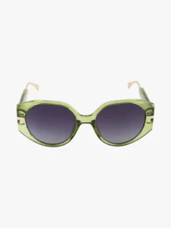 Looks Style Occhiali da sole squadrati da donna - verde