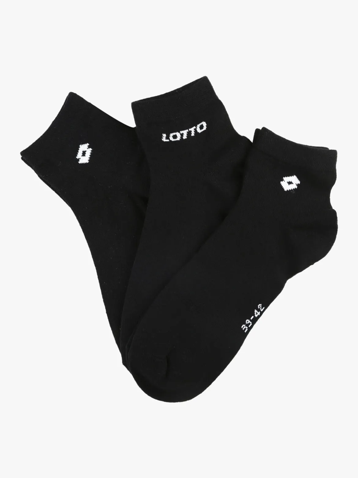 Lotto Calza corte da uomo. Confezione da 3 paia