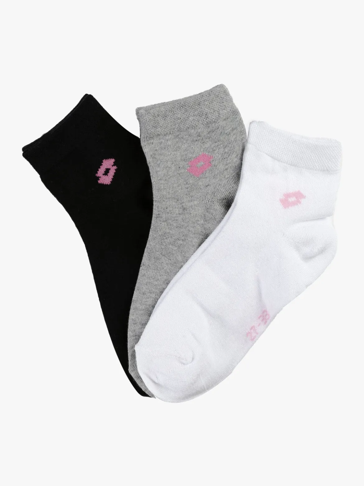Lotto Calze corte da bambina. Confezione da 3 paia