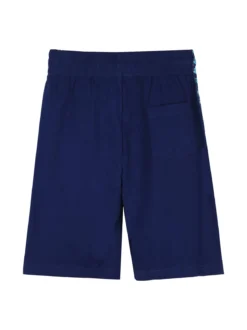 Lotto Completo corto da bambino in cotone con t-shirt e bermuda - blu
