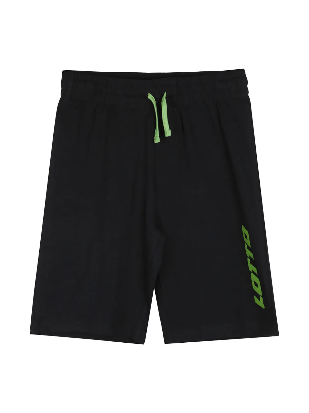 Lotto Completo corto da bambino in cotone con t-shirt logo e bermuda - verde