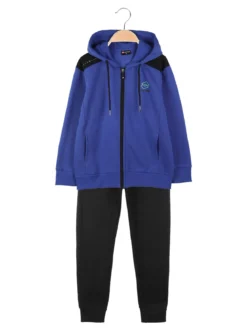 Lotto Completo tuta sportivo da bambino con cappuccio e zip