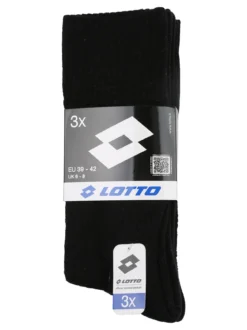 Lotto Confezione da 3 paia di calze tennis uomo - nero
