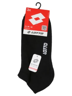 Lotto Confezione da 3 paia di salvapiede unisex - nero