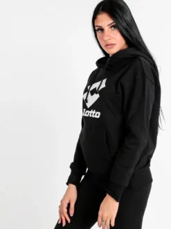 Lotto SMART W II SWEAT HD Felpa donna con cappuccio