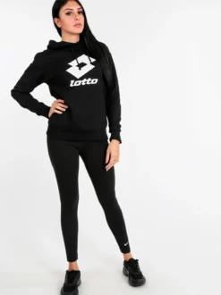 Lotto SMART W II SWEAT HD Felpa donna con cappuccio