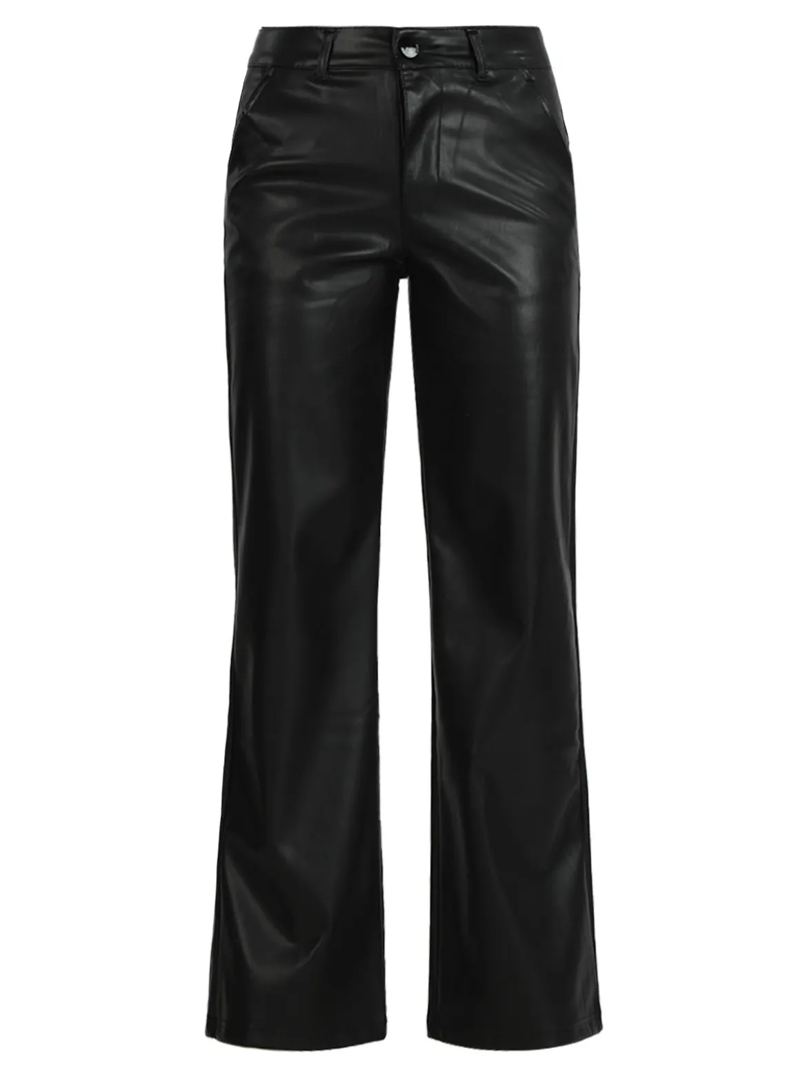 Louise Doro Pantaloni donna in ecopelle a gamba larga