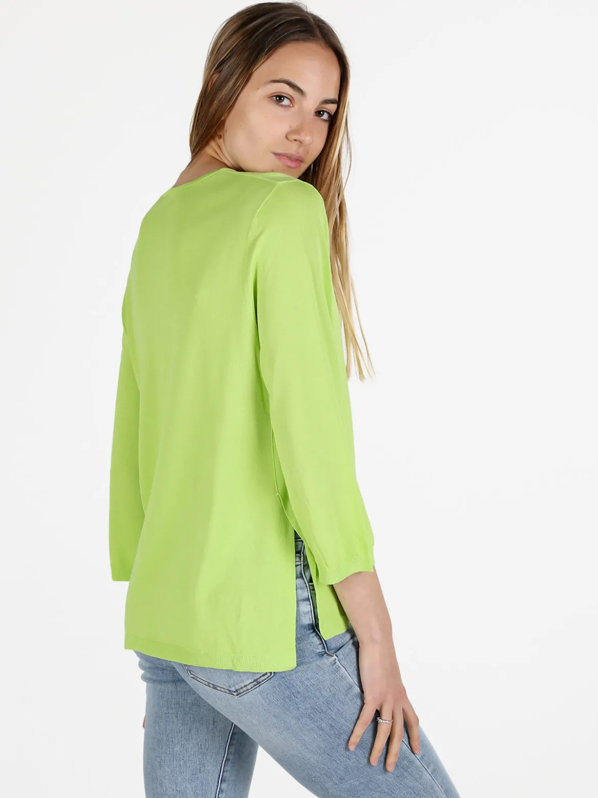 Louise Doro Pullover donna con maniche a tre quarti
