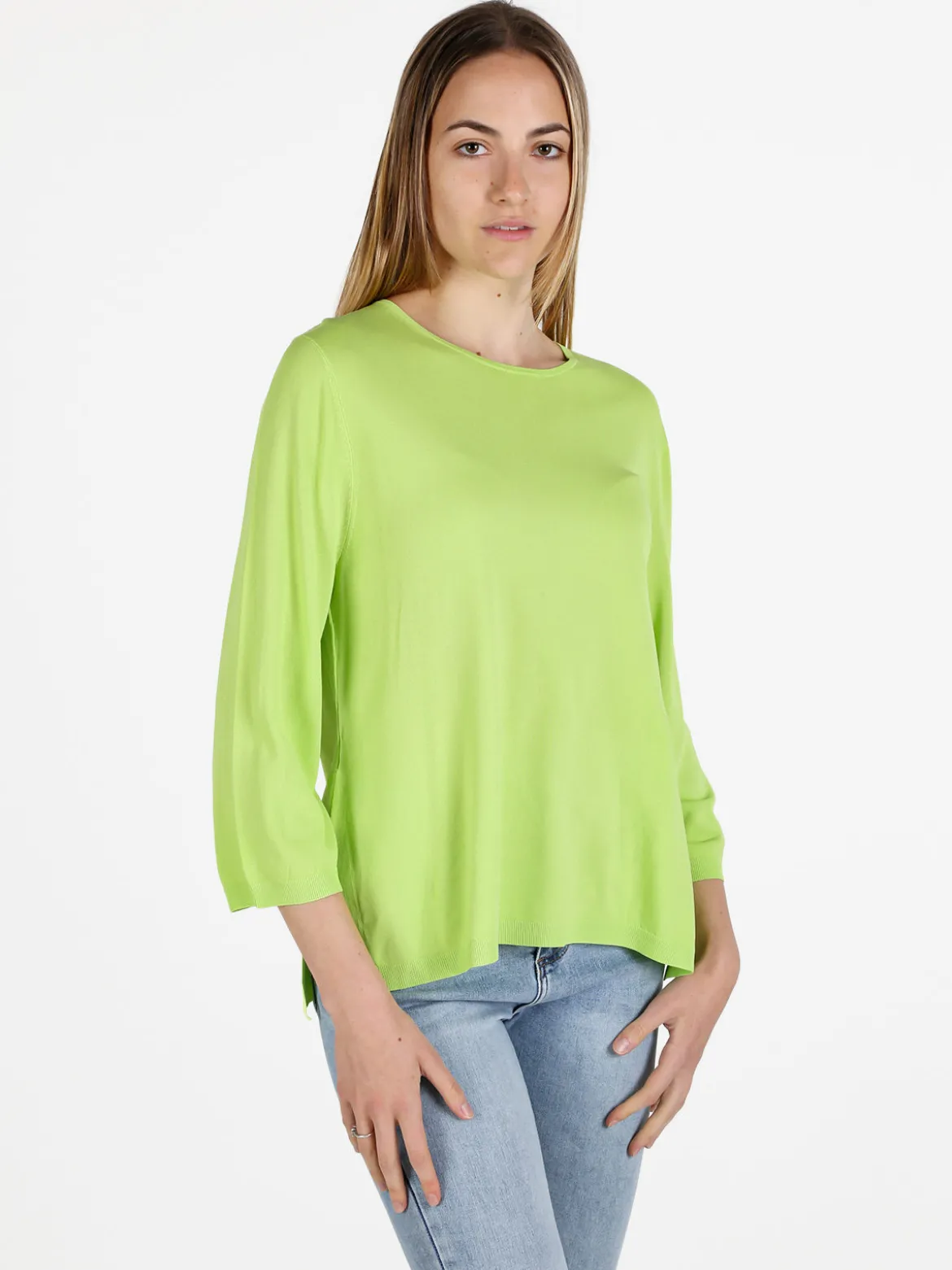 Louise Doro Pullover donna con maniche a tre quarti
