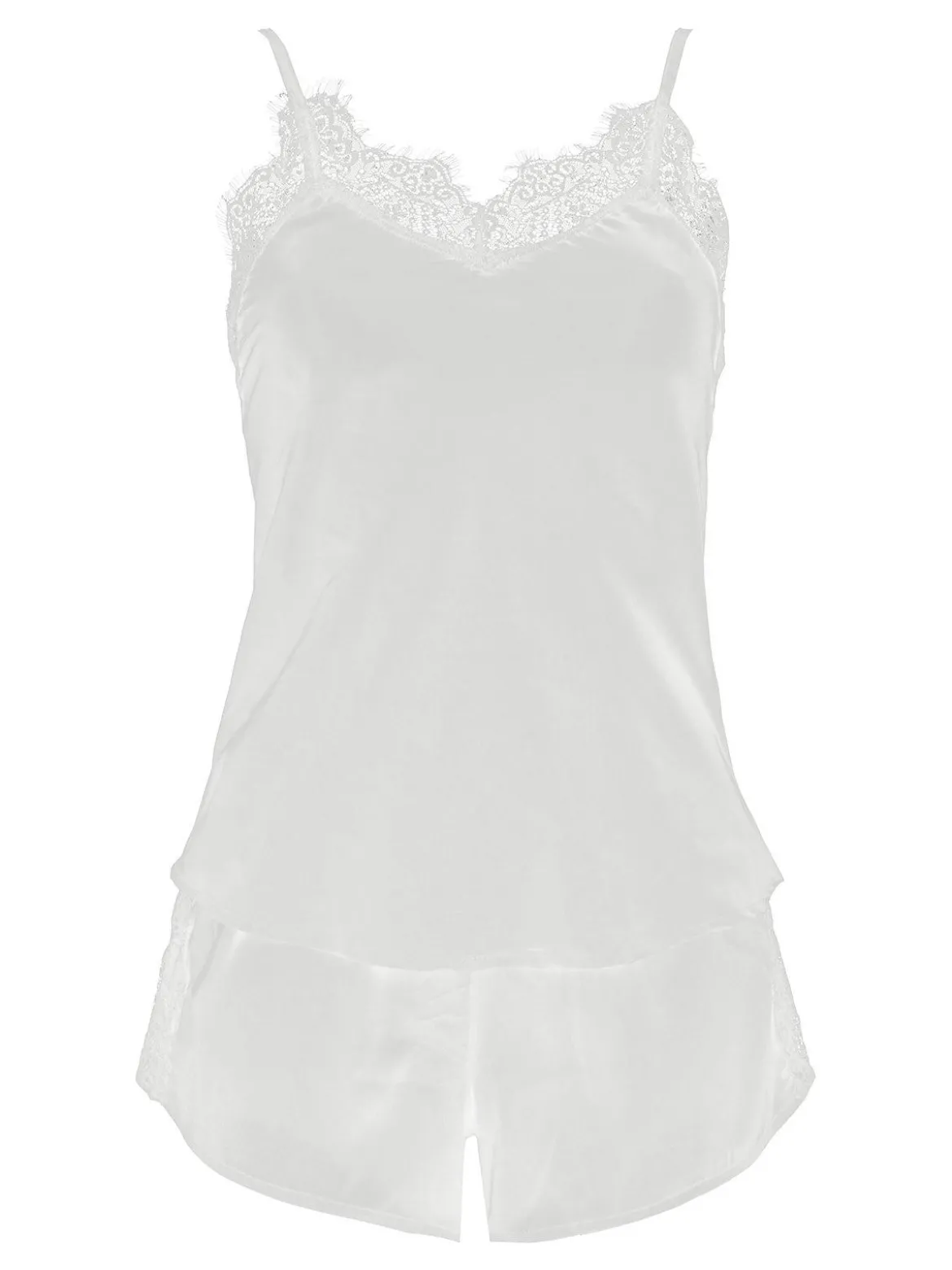 Lovelx Set pigiama donna effetto raso