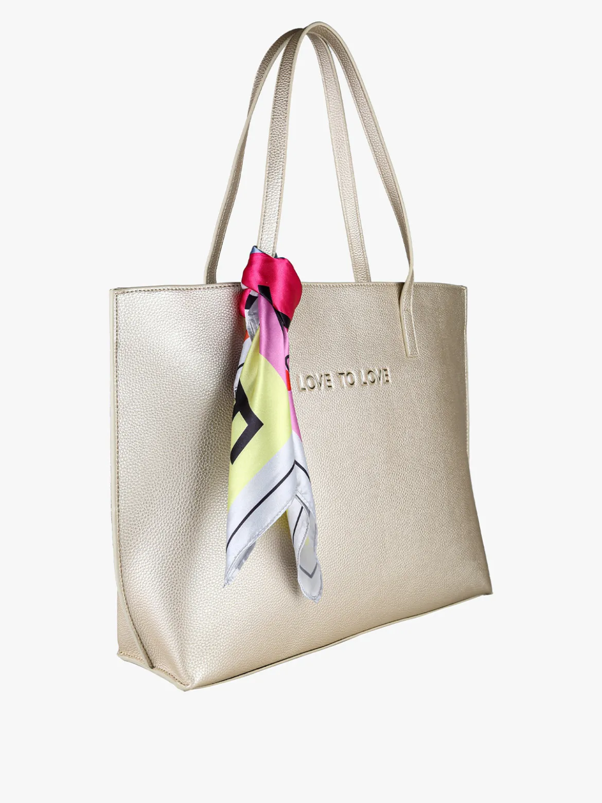 Love To Love Borsa shopper da donna con foulard