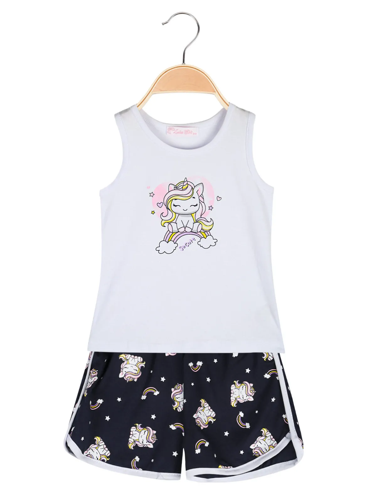 Luisa Chic Completo corto da neonata con canotta e shorts