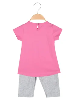 Luisa Chic Completo corto da neonata con t-shirt e leggings corti