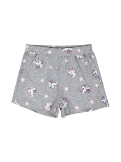 Luisa Chic Completo corto da neonata unicorno con t-shirt e shorts