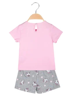 Luisa Chic Completo corto da neonata unicorno con t-shirt e shorts