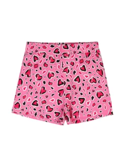 Luisa Chic Completo corto da ragazza cuori con canotta e shorts