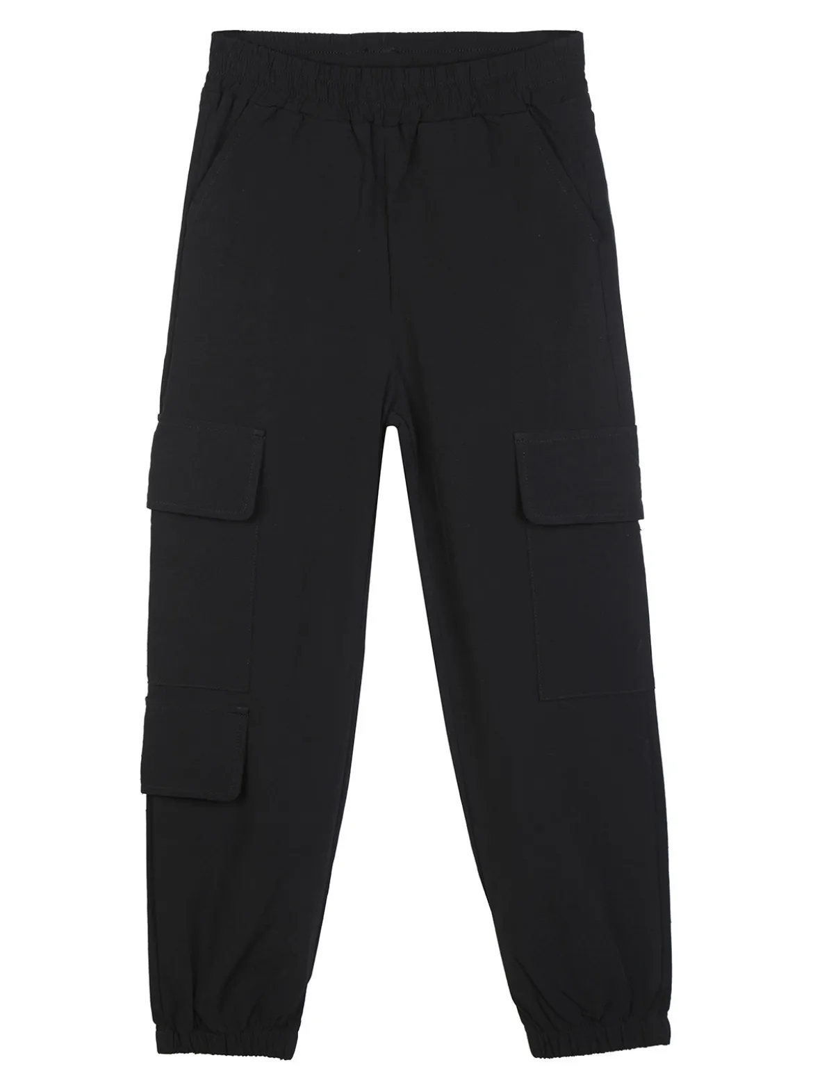 Luisa Chic Pantaloni da bambina con tasconi e polsini
