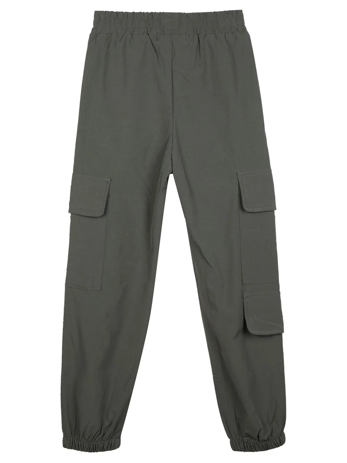Luisa Chic Pantaloni da bambina con tasconi e polsini