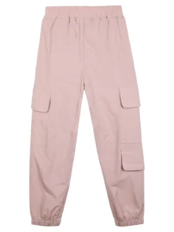 Luisa Chic Pantaloni da bambina con tasconi e polsini