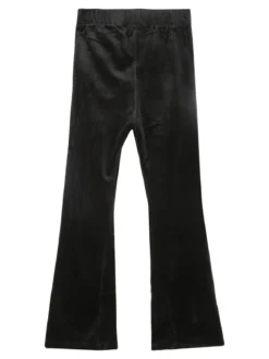 Luisa Chic Pantaloni da bambina in ciniglia - nero