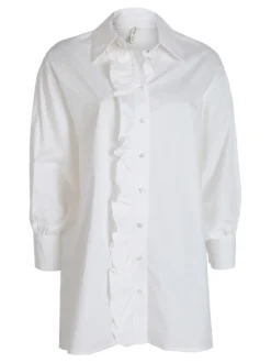 Lumina Maxi camicia donna con maniche a palloncino