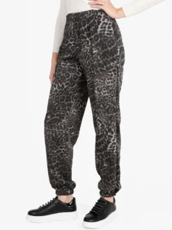 Lumina Pantaloni animalier da donna modello jogger