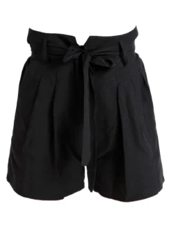 Lumina Shorts a vita alta misto lino