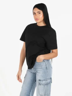 Lumina T-shirt donna girocollo tinta unita