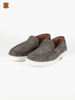 Made In Italy Mocassini in pelle scamosciata da uomo