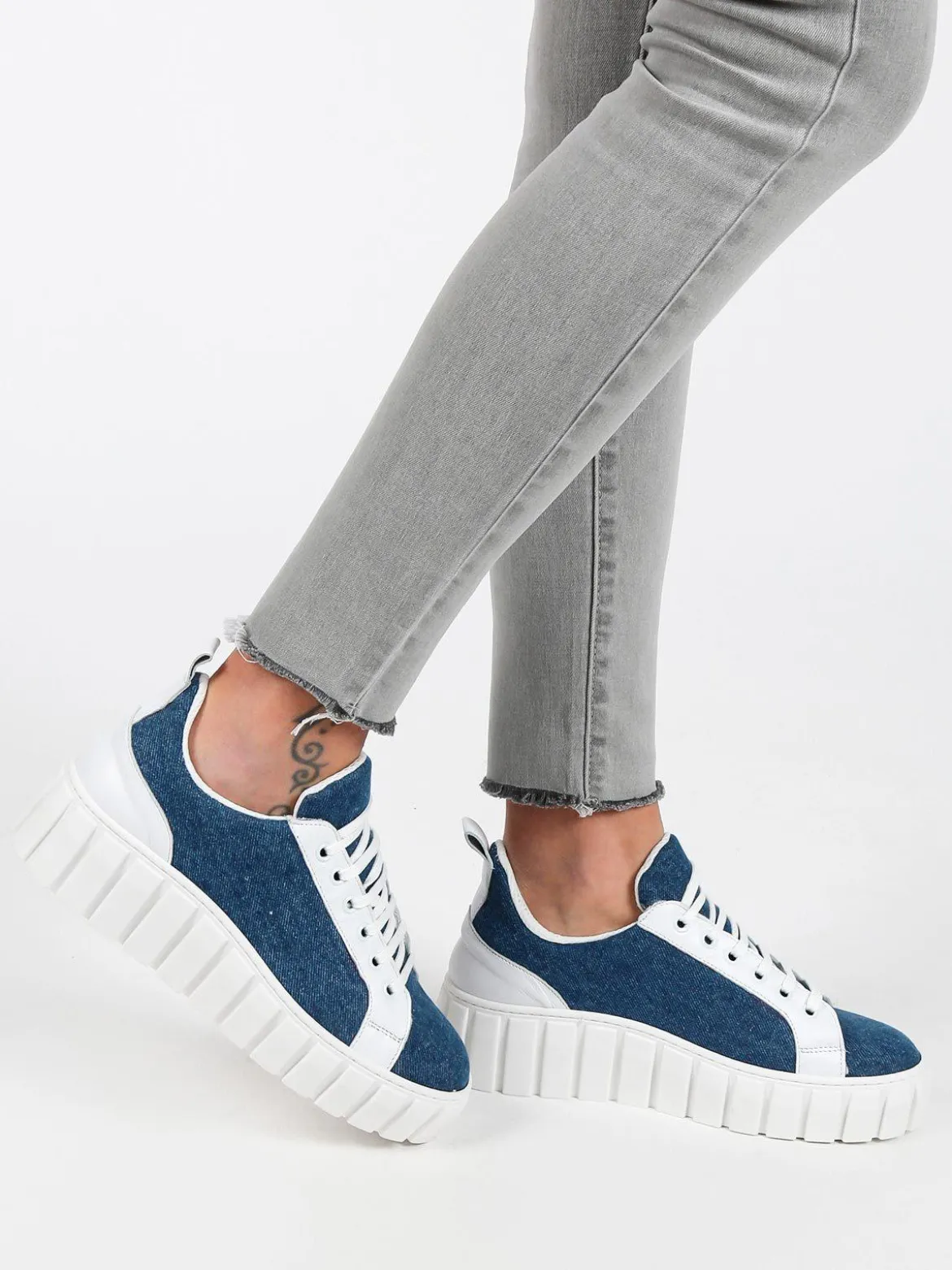 Made In Italy Stella Sneakers donna con platform