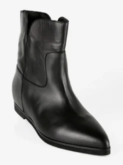 Made In Italy Stivaletti in pelle donna a punta