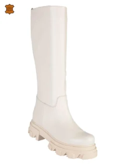 Made In Italy Stivali in pelle chelsea da donna