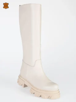 Made In Italy Stivali in pelle chelsea da donna