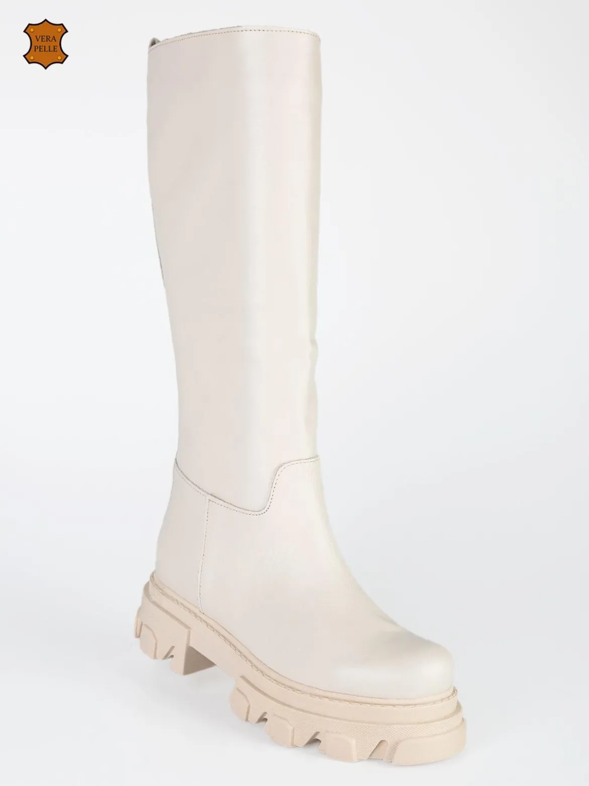 Made In Italy Stivali in pelle chelsea da donna