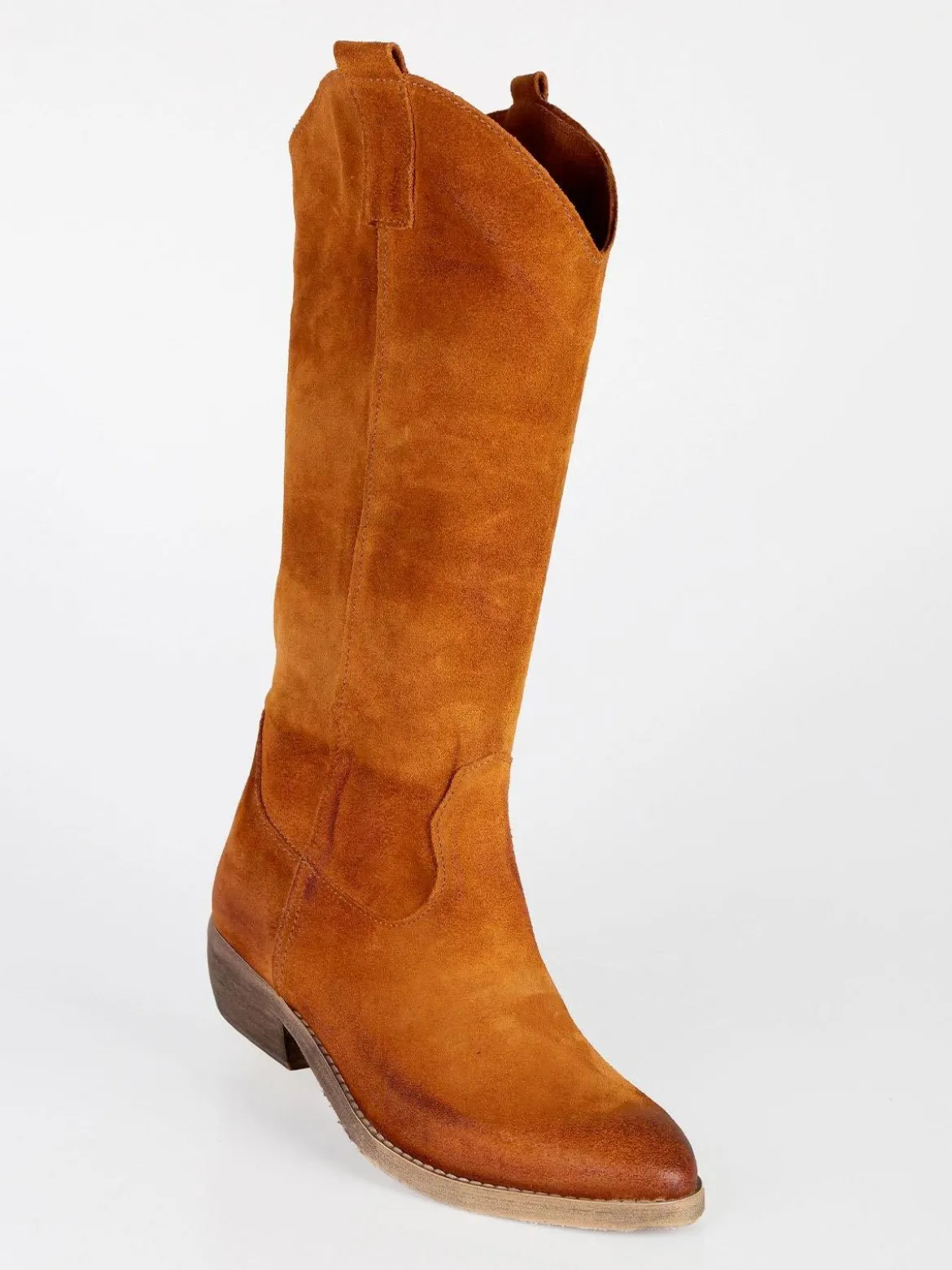 Made In Italy Stivali in pelle scamosciata da donna