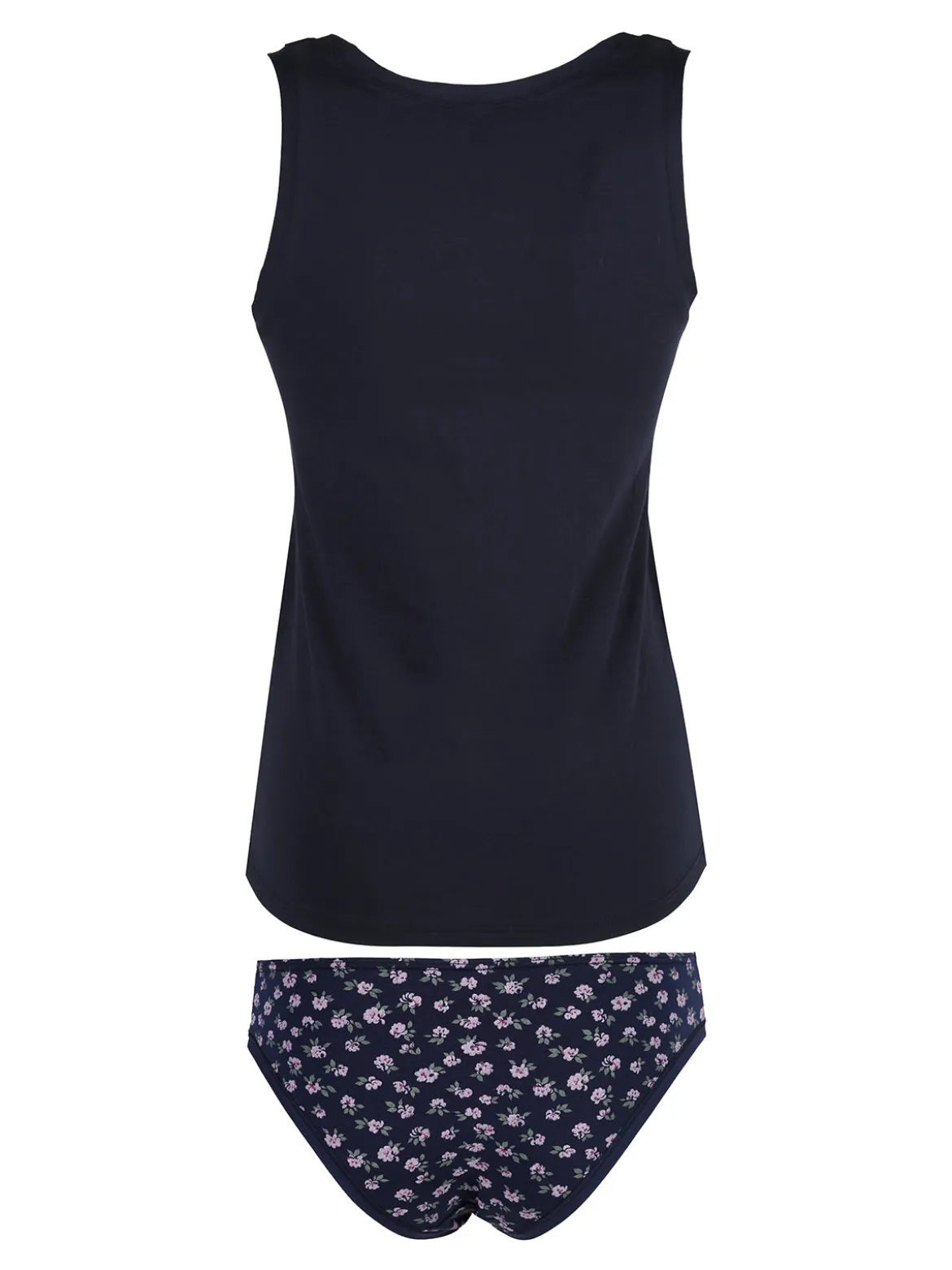 Magic Dream Coordinato donna intimo con top e slip - blu scuro