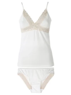 Magic Dream Coordinato intimo donna con ricami in pizzo - panna