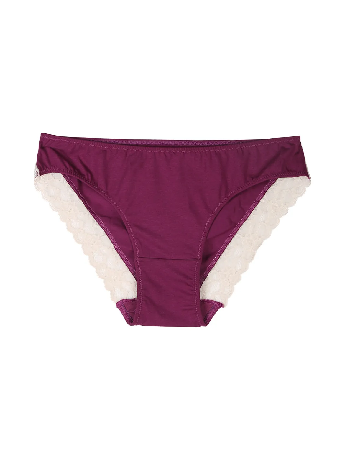 Magic Dream Coordinato intimo donna con ricami in pizzo - porpora