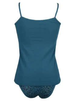 Magic Dream Coordinato intimo donna con top e slip - ottanio
