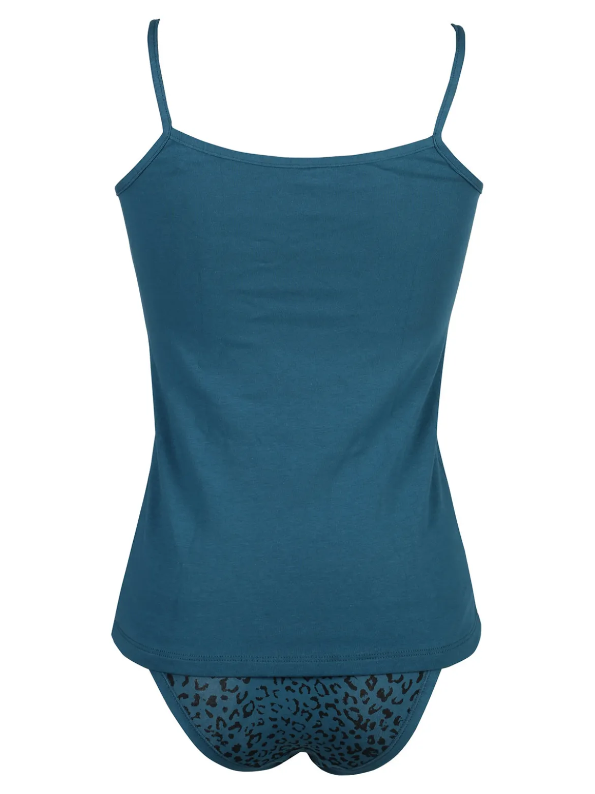 Magic Dream Coordinato intimo donna con top e slip - ottanio