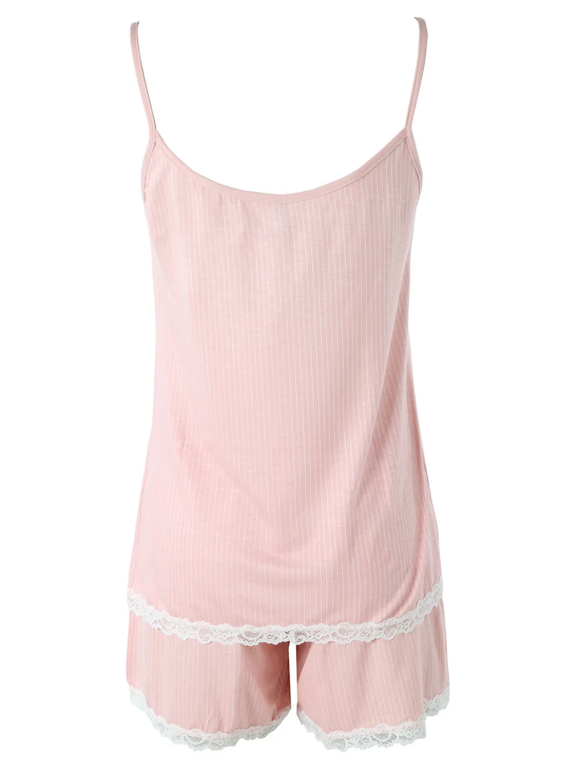 Magic Dream Pigiama corto da donna in fibre di bambù con pizzo - rosa