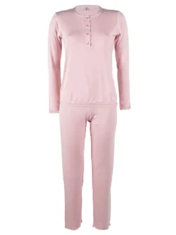 Magic Dream Pigiama lungo da donna girocollo con pizzo