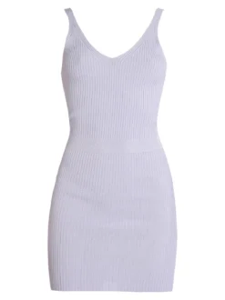 Maglificio Vestito corto donna in maglia a costine