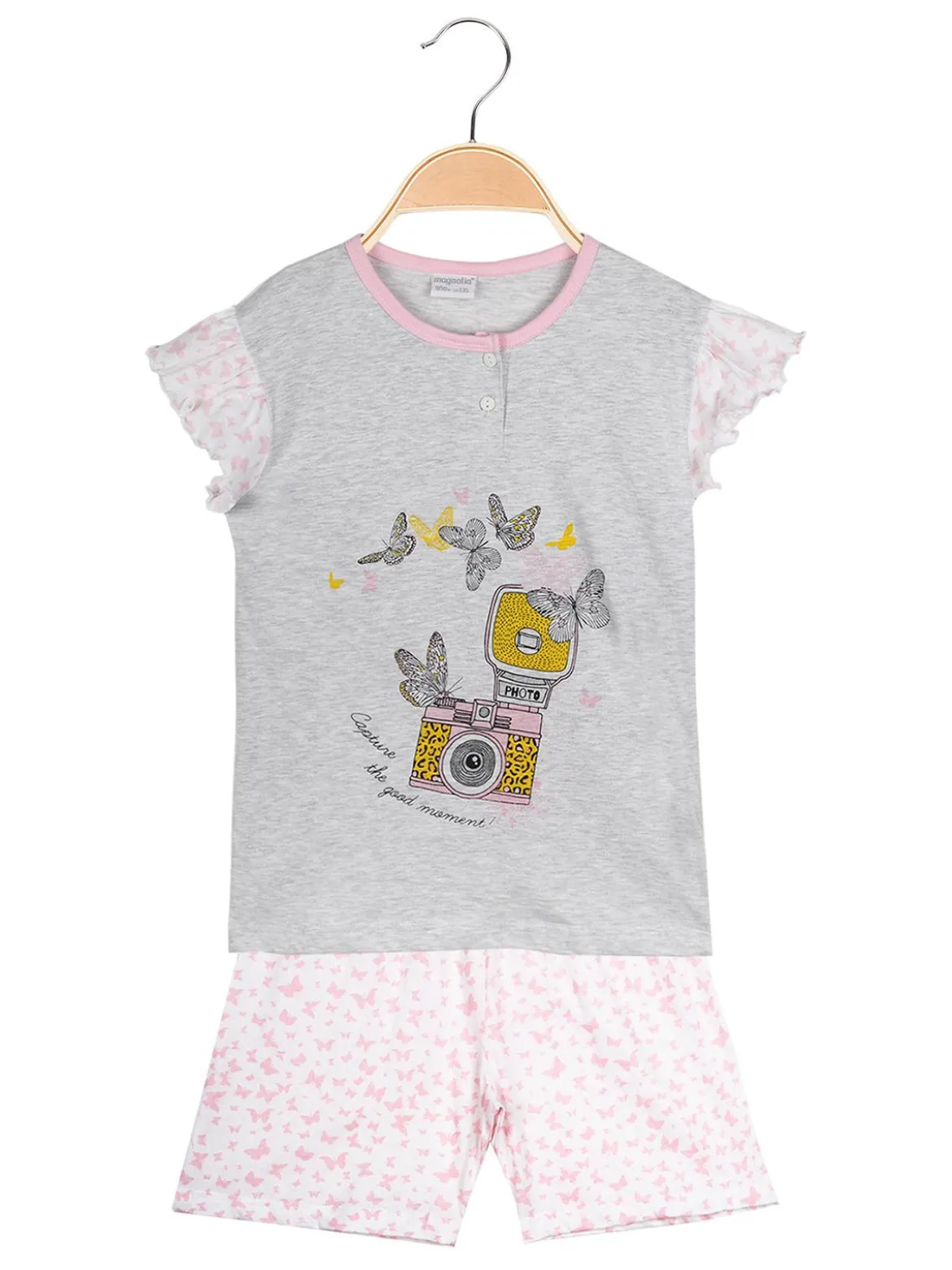 Magnolia Pigiama in cotone jersey con disegni
