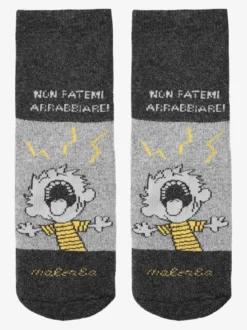 Malerba Calze antiscivolo bambino in caldo cotone con stampe
