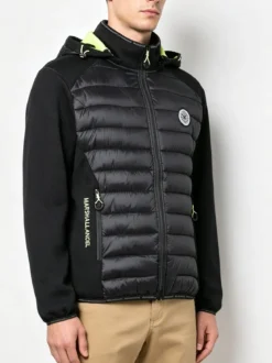 M.Angel Giubbino da uomo impermeabile con cappuccio e zip